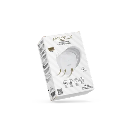 MOONLEX ten-piece retail box, white